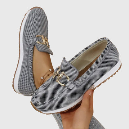 Thérèse | Mocassins Confort en Mesh à Mors et Semelle Antidérapante