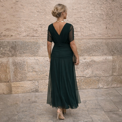 Mikaela | Robe Longue à Épaules Dénudées