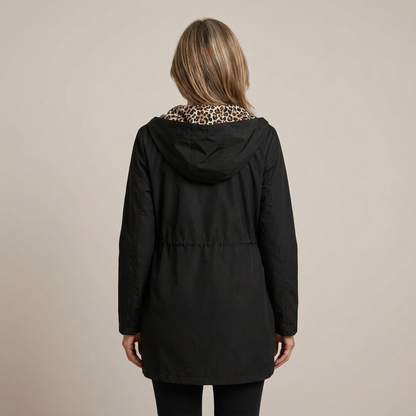 Nicolette | Manteau Réversible à Capuche