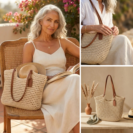 Clare | Le Cabas en Crochet Tissé Main