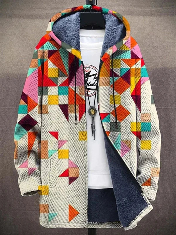 Bibiane | Cardigan Artistique à Capuche