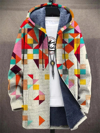 Bibiane | Cardigan Artistique à Capuche