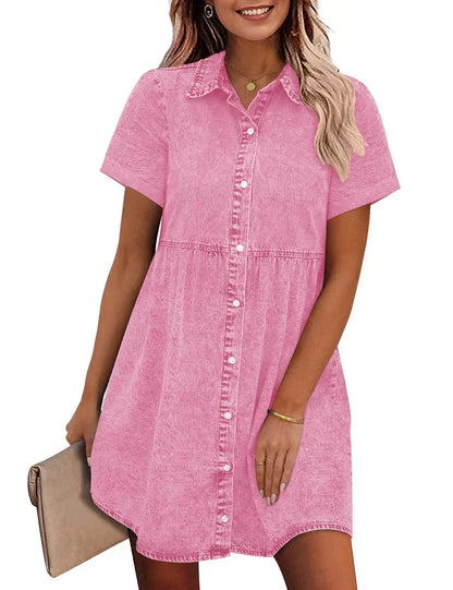 Robe Chemise Grâce en Jean