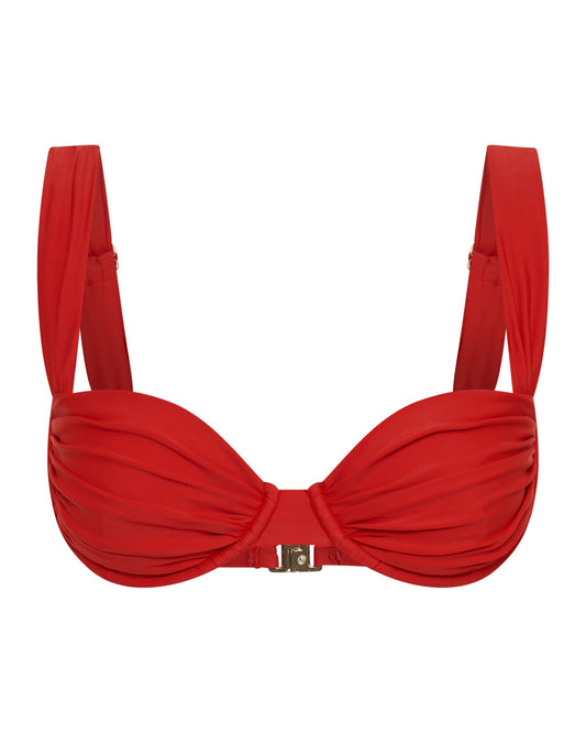 Top de bikini SIENNA Rouge