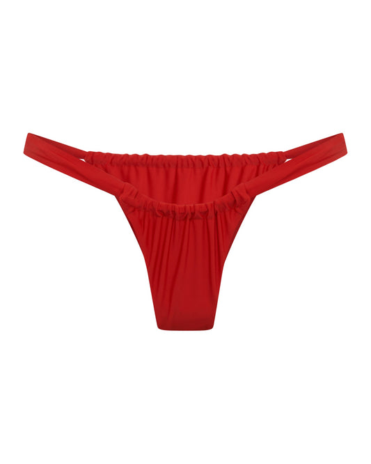 Bas de bikini SIENNA Rouge
