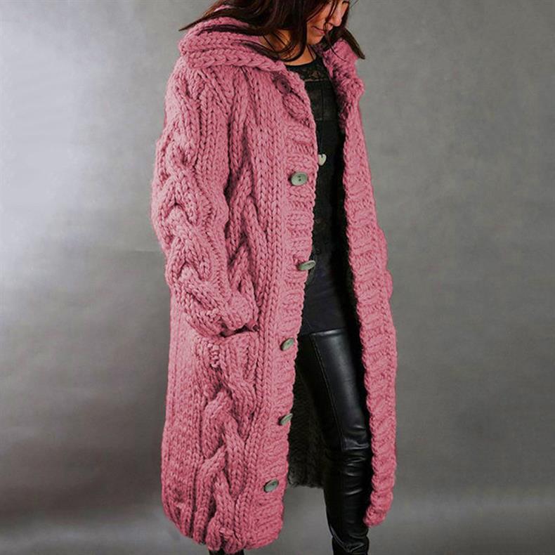 Carole | Manteau en Maille Élégant