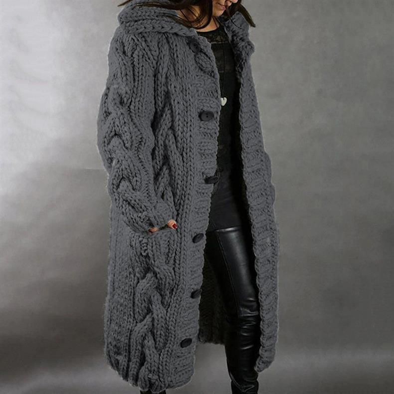 Carole | Manteau en Maille Élégant