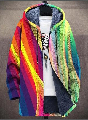 Radegonde | Cardigan Artistique à Capuche