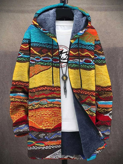 Radegonde | Cardigan Artistique à Capuche