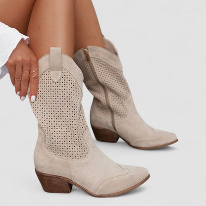 Quiterie | Bottes western ajourées