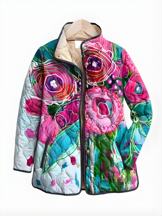 Ysabeau | Veste Élégante à Motif Floral