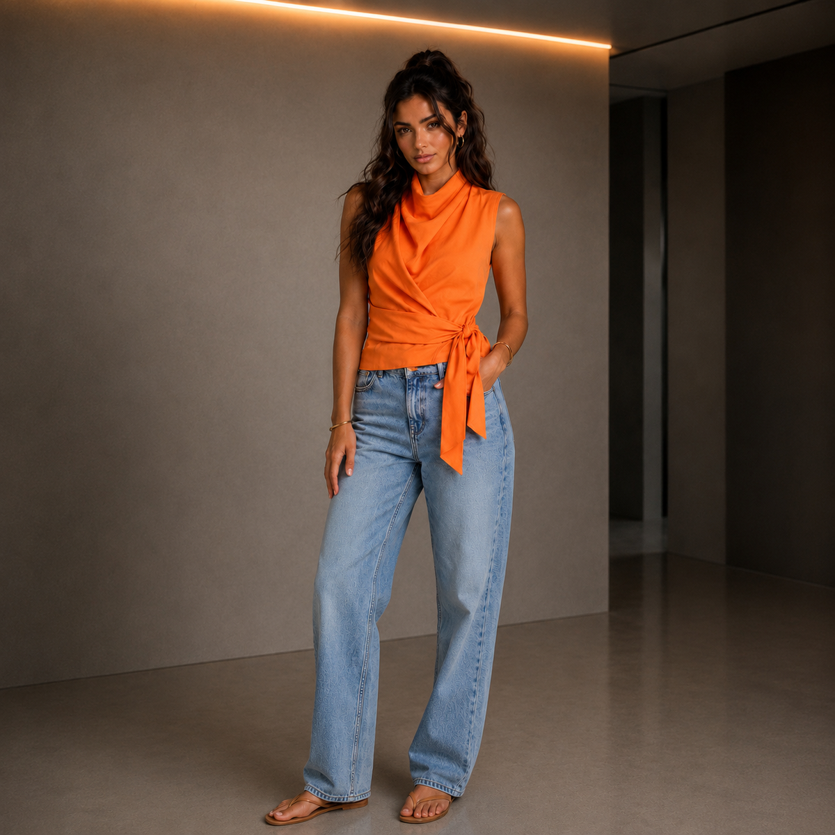 Blouse Col Dos-Nu
