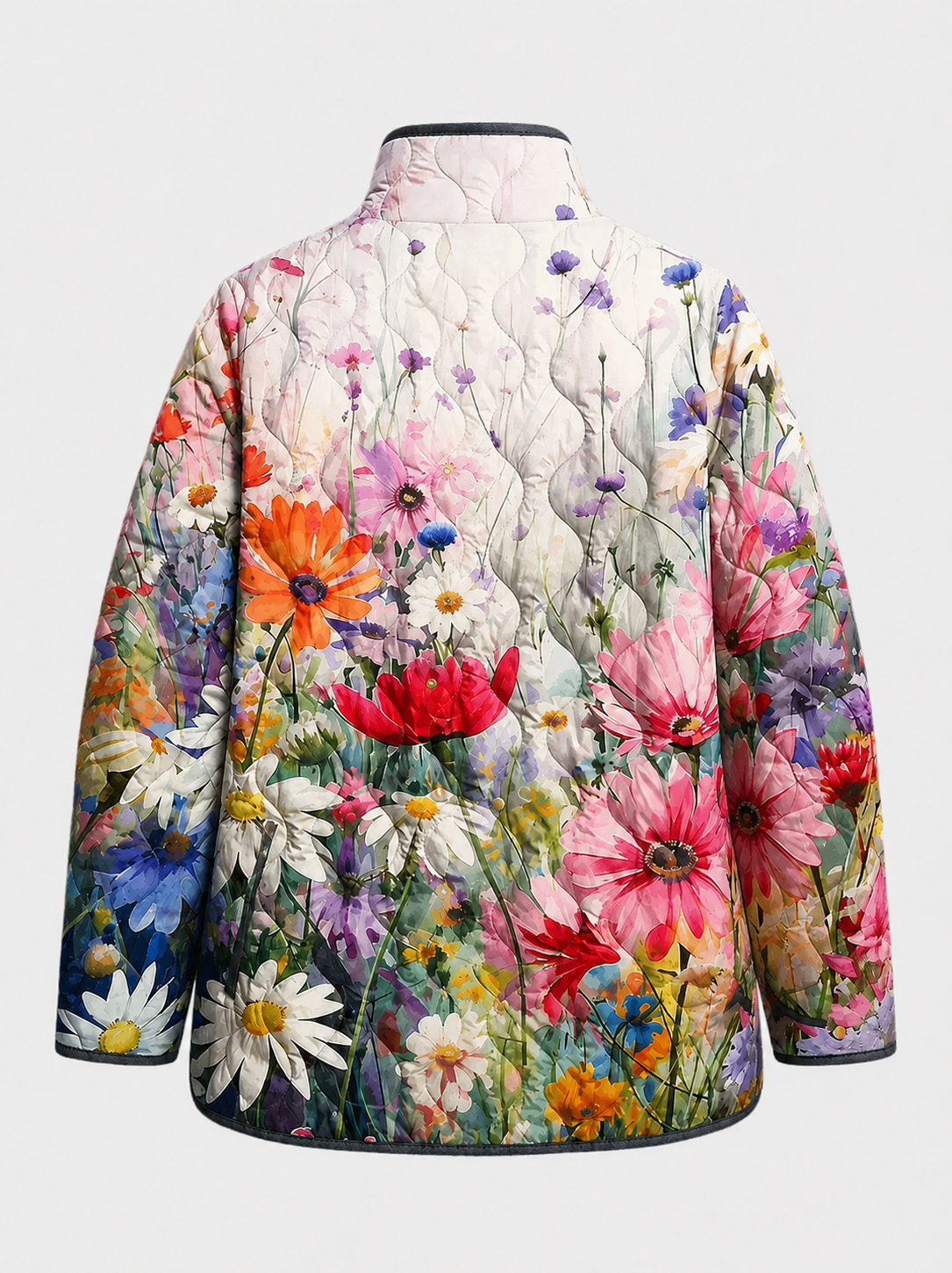 Katell | Veste Matelassée Fleurie Vintage Charmante