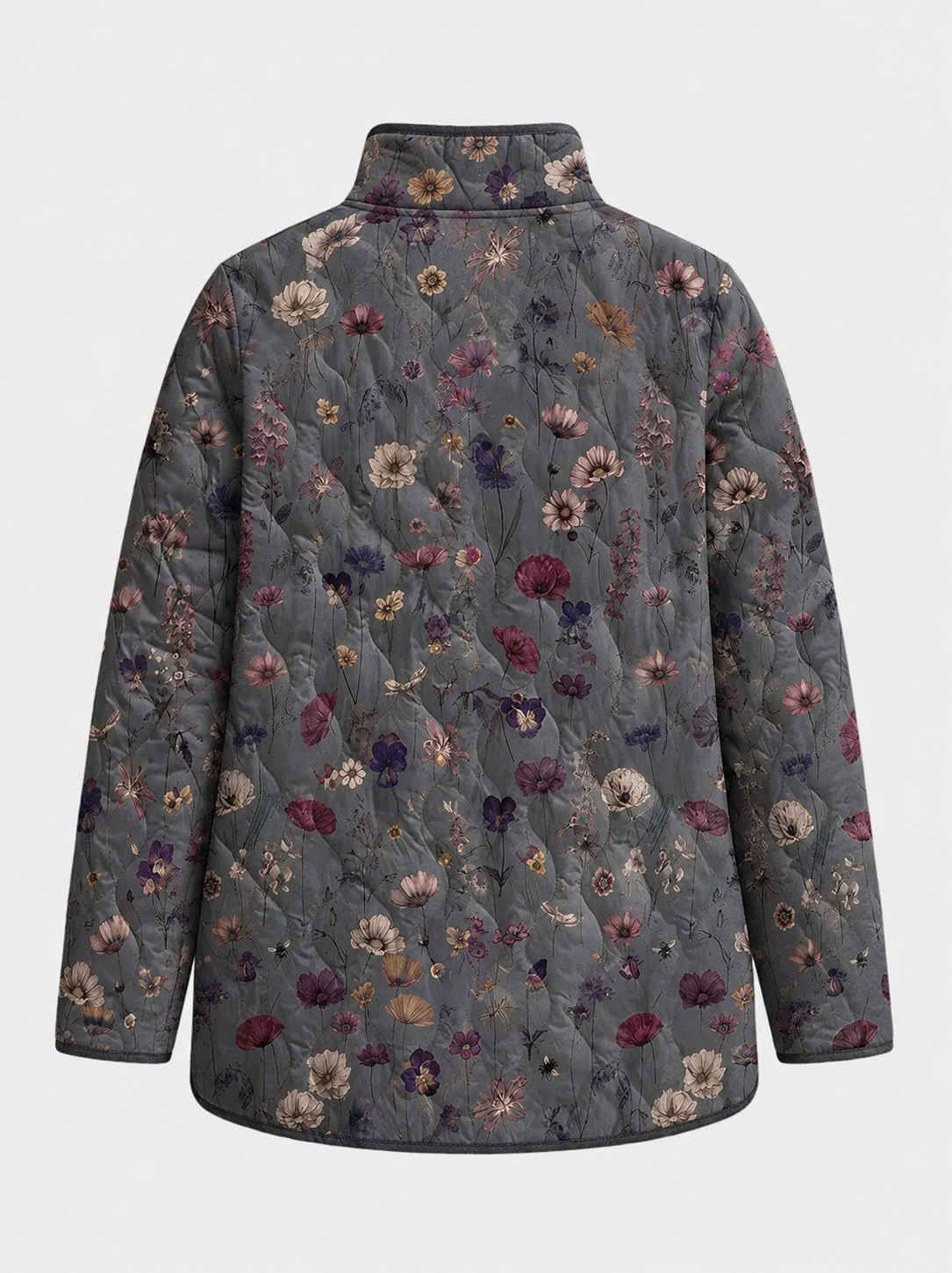 Naëlle | Veste Matelassée Imprimé Floral Vintage
