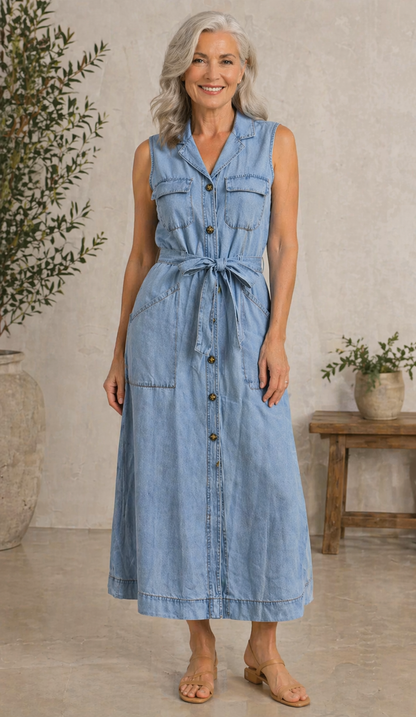 Robe Iris en Denim