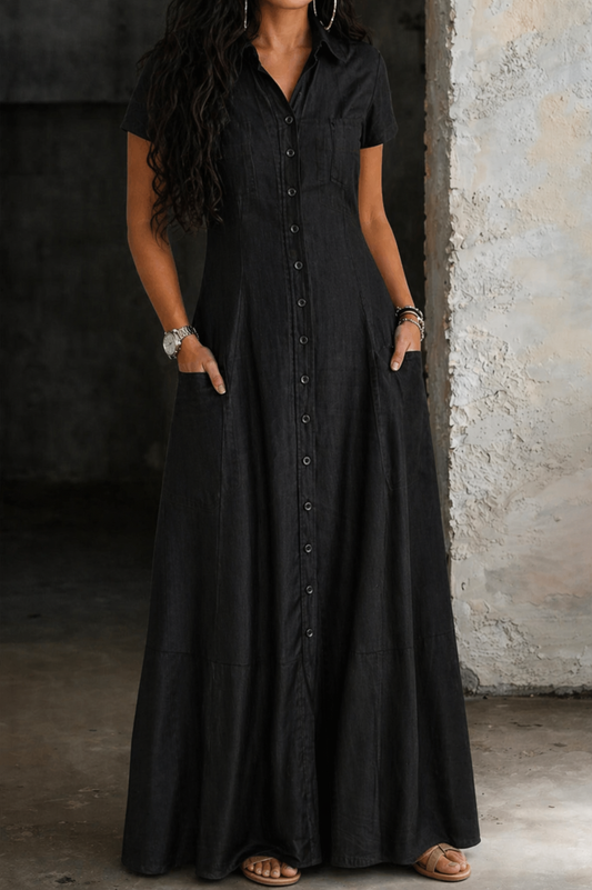 Robe Elvire Longue en Jean