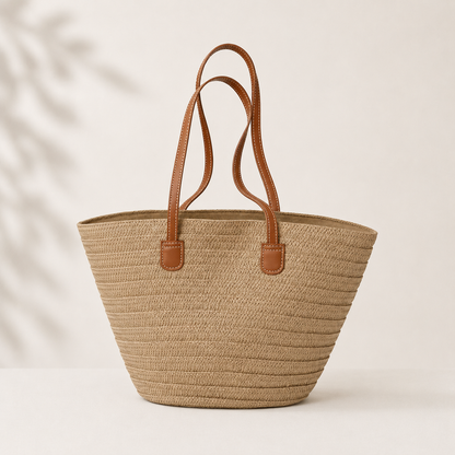 L'Estelle™ | Cabas de Marché Classique Tissé Main