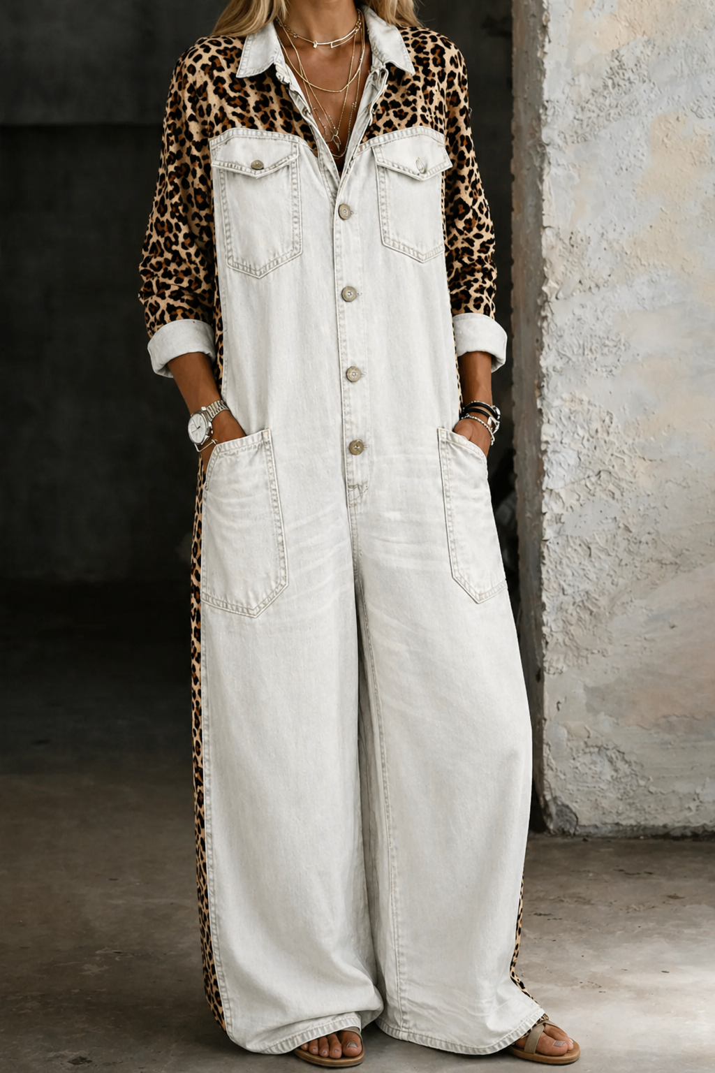 Combinaison Chemise Bérangère en Jean