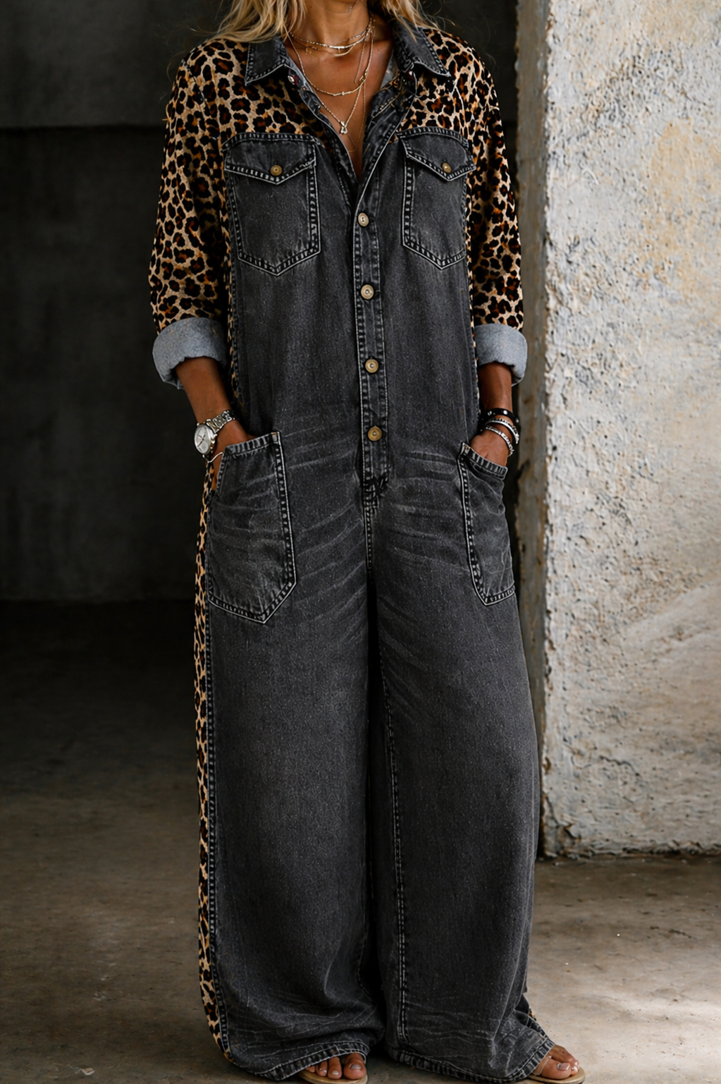 Combinaison Chemise Bérangère en Jean