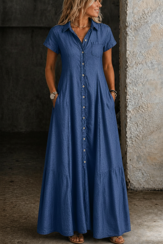 Robe Hermine Longue en Jean