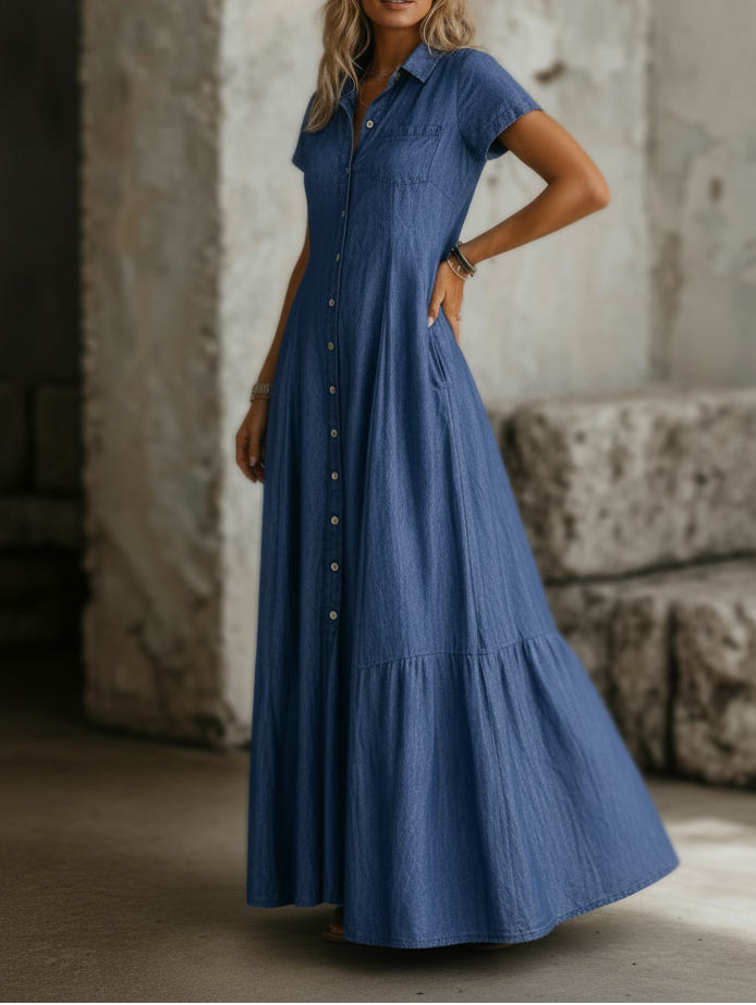 Robe Hermine Longue en Jean