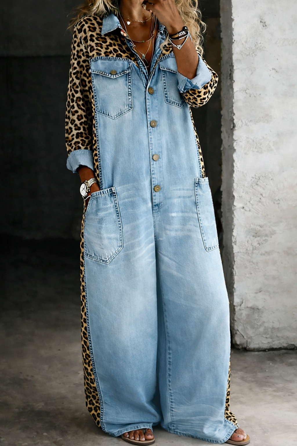Combinaison Chemise Bérangère en Jean