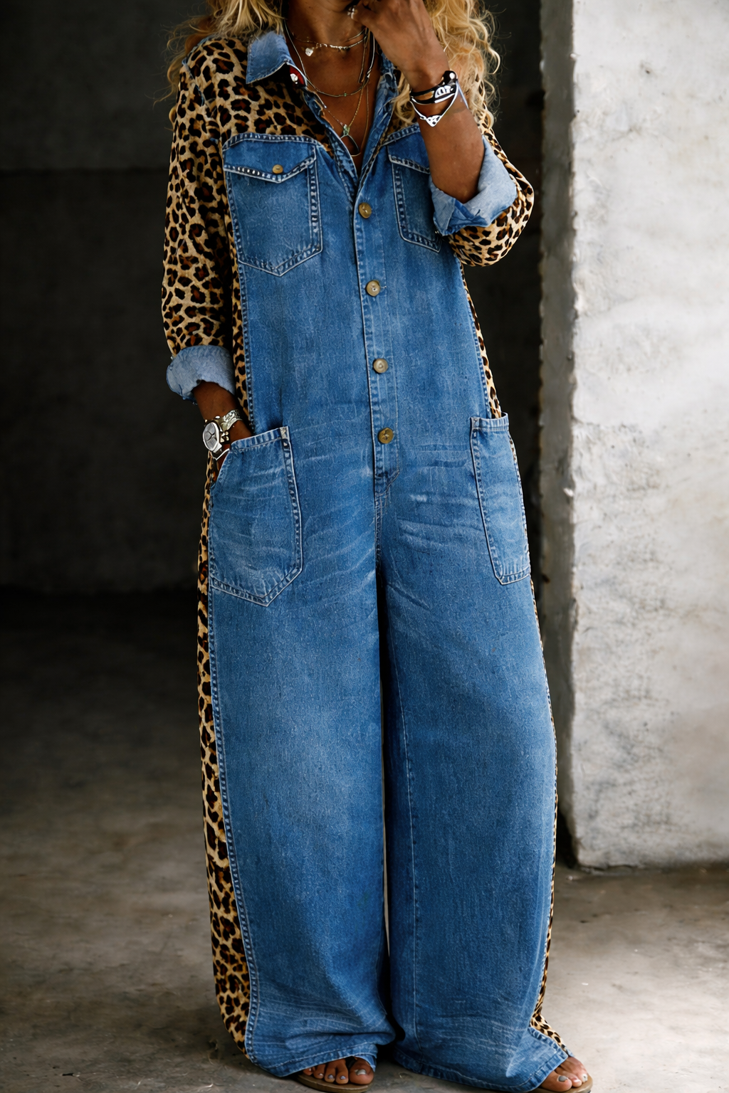 Combinaison Chemise Bérangère en Jean