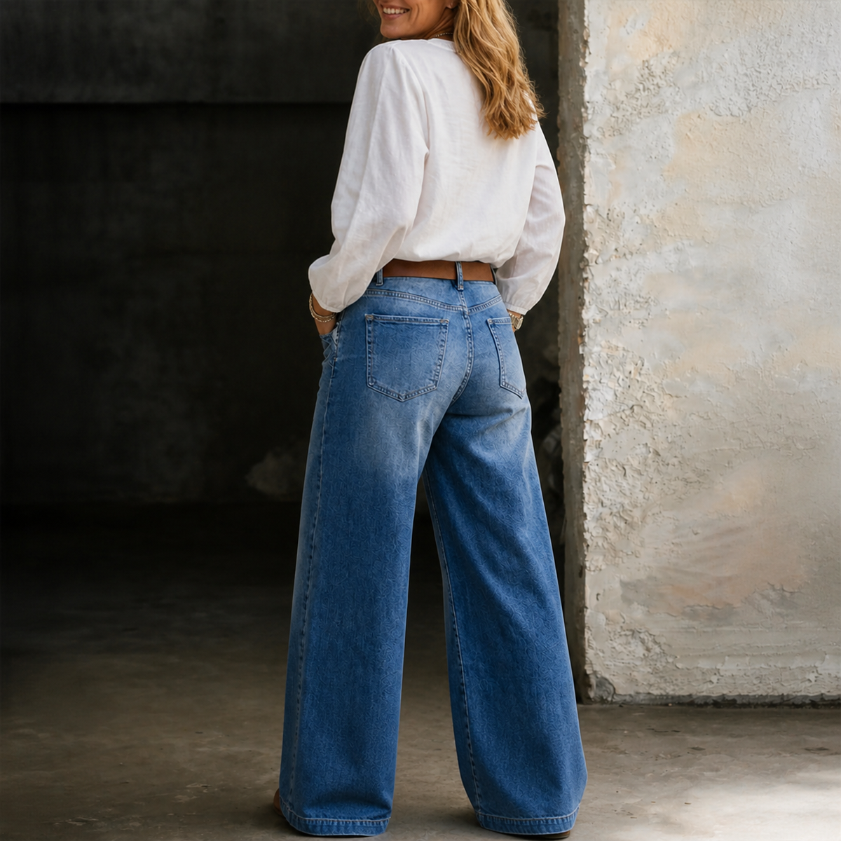 Jean Jacinthe Vintage Taille Haute