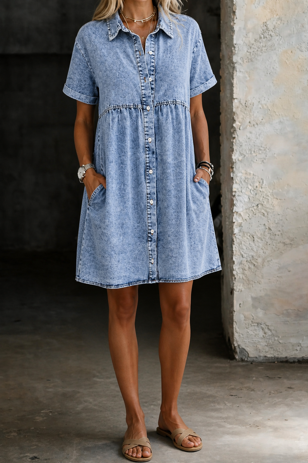 Robe Chemise Grâce en Jean