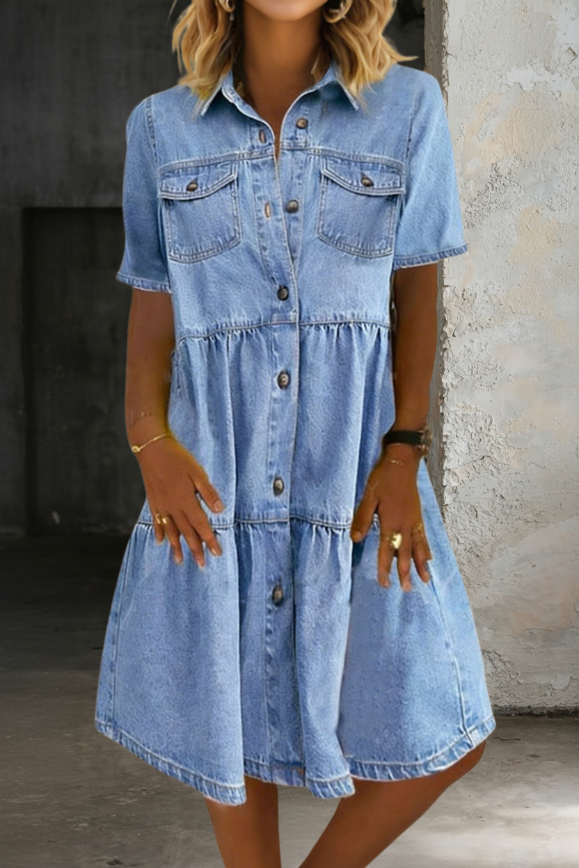 Robe Clémence en Jean Casual Chic