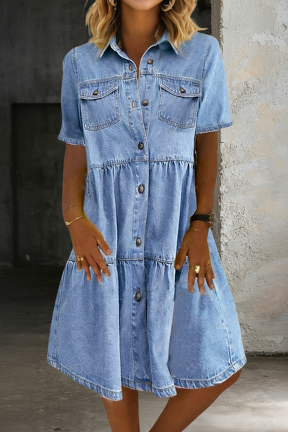 Robe Clémence en Jean Casual Chic