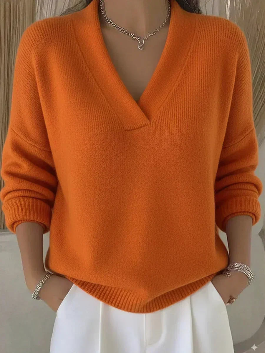 Vivienne | Pull Ample au Col en V