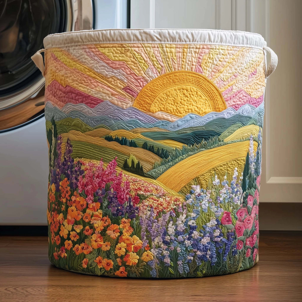 Victoire | Panier en Tissu Matelassé Fait Main