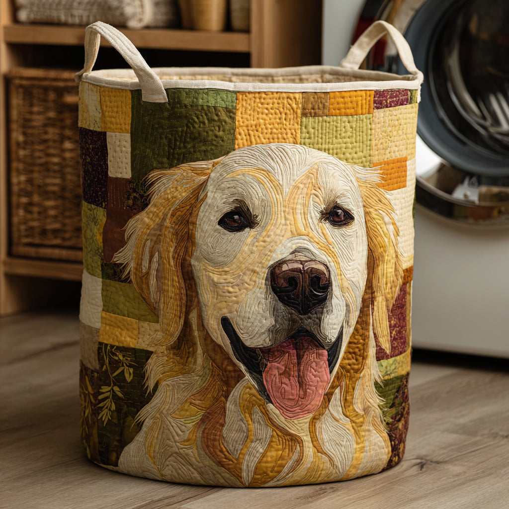 Guenièvre | Panier en Tissu Matelassé Fait Main
