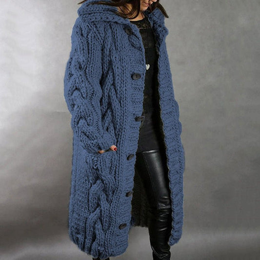 Carole | Manteau en Maille Élégant