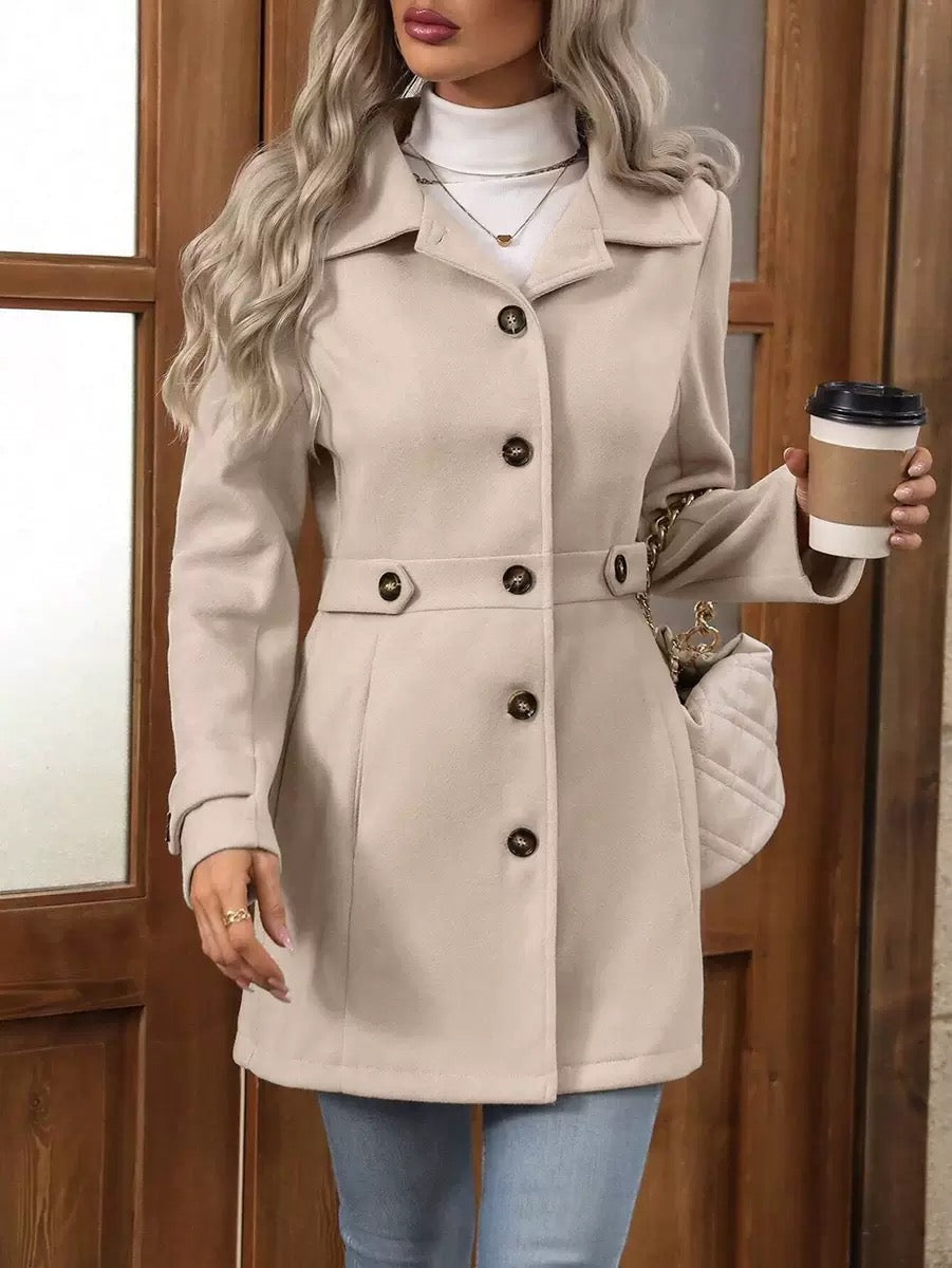Hélène | Manteau Ceinturé Classique