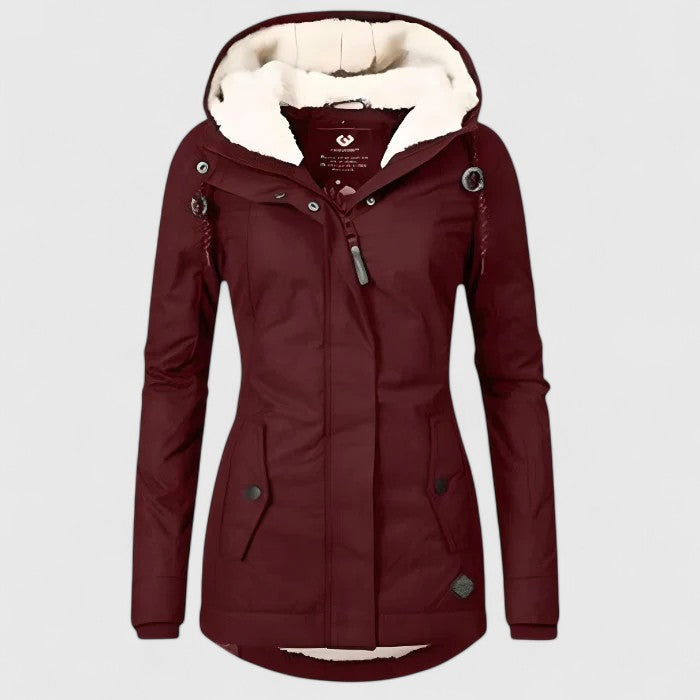 Carla | Manteau d'Hiver à Capuche