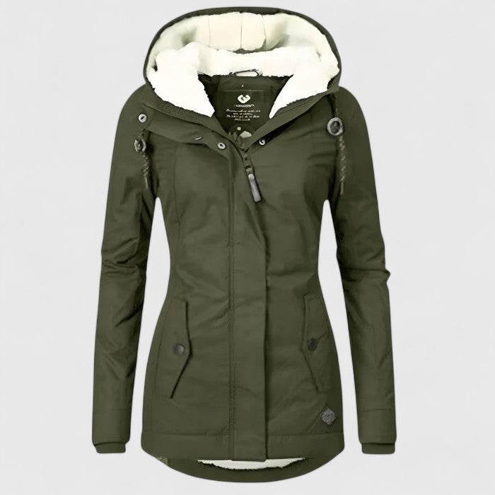 Carla | Manteau d'Hiver à Capuche