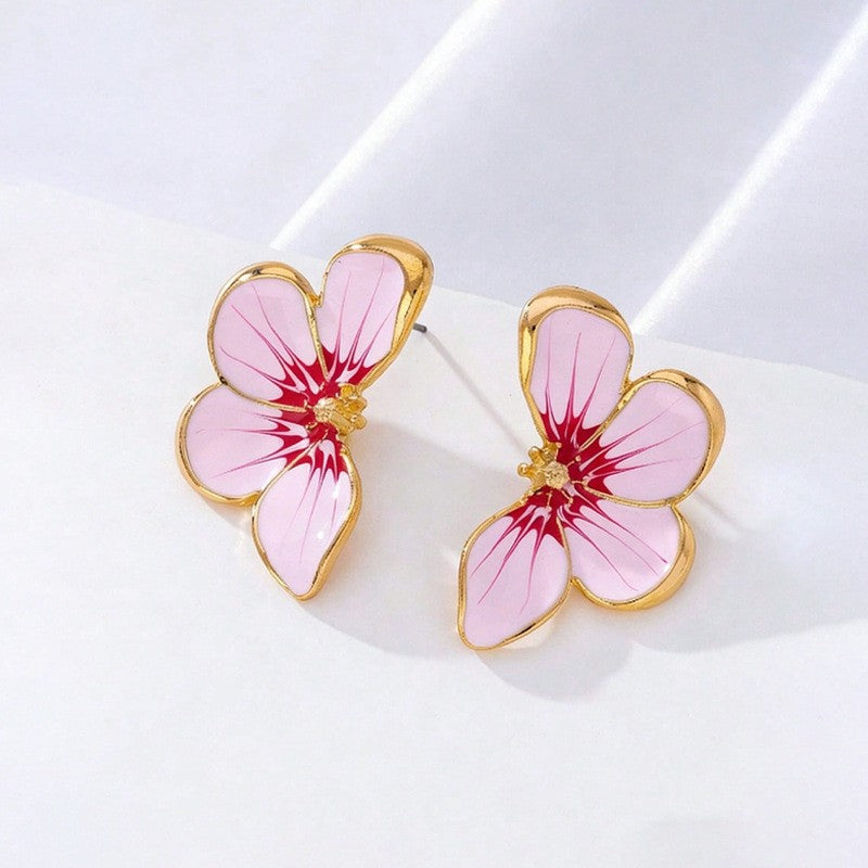 Boucles d'Oreilles Pétales Papillon