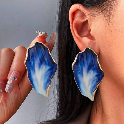 Boucles d'Oreilles Pétales Statement