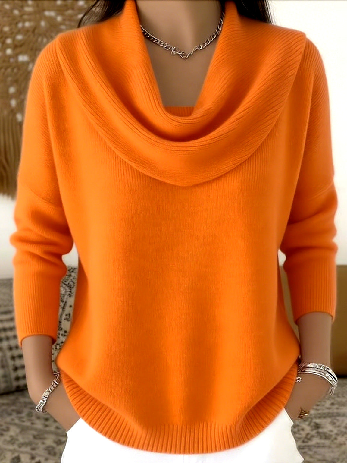 Juliette | Pull au Col Drapé