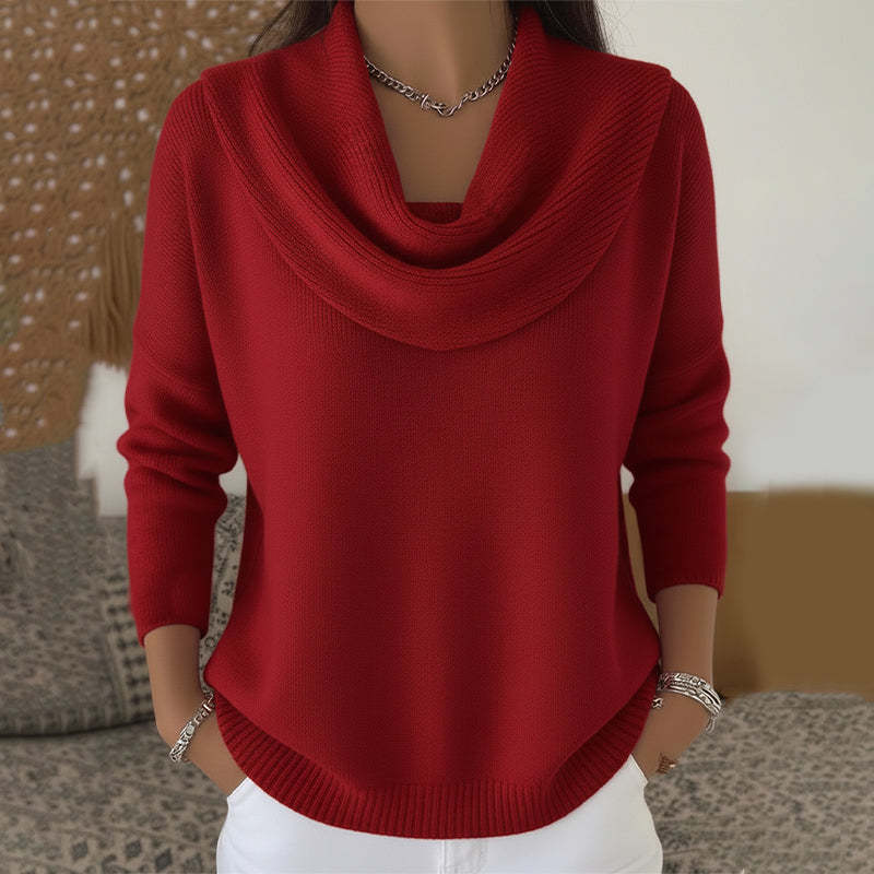Juliette | Pull au Col Drapé