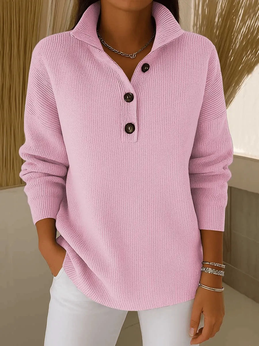 Armelle | Pull Polo au Col en V