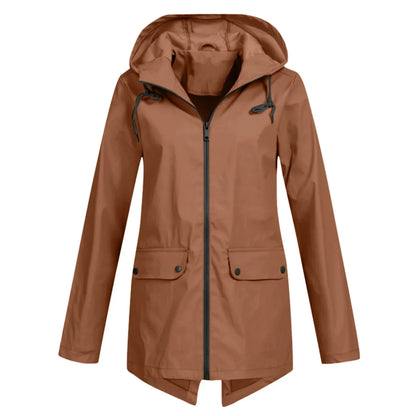 Joëlle | Imperméable Coupe-Vent à Capuche