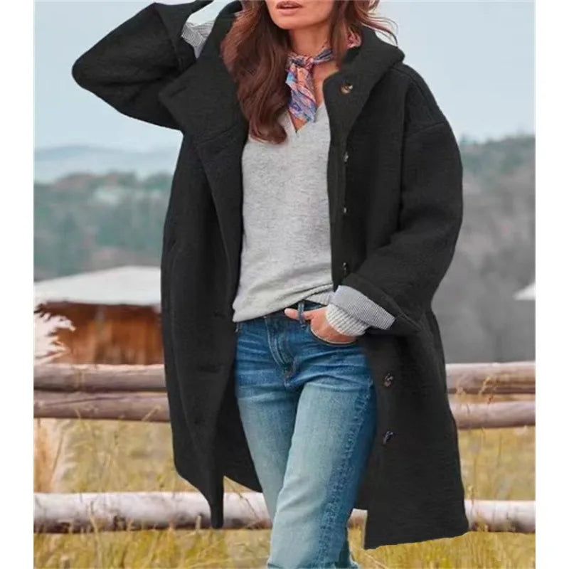 Roxelane | Manteau Long à Capuche