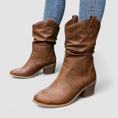 Herminie | Bottines à talons souples