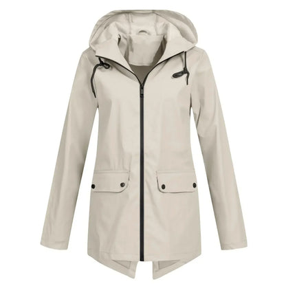 Joëlle | Imperméable Coupe-Vent à Capuche