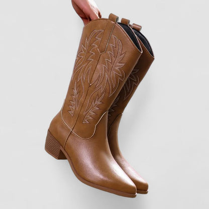 Cyrène | Bottes western brodées