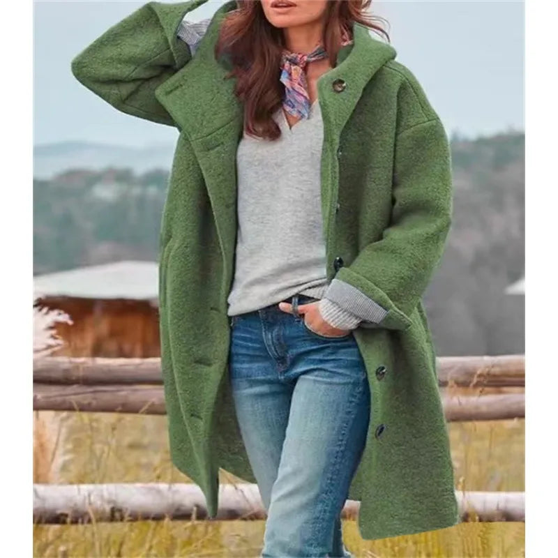 Roxelane | Manteau Long à Capuche