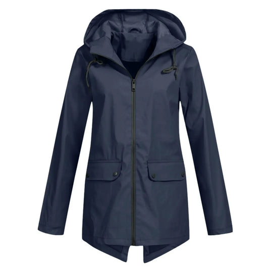 Joëlle | Imperméable Coupe-Vent à Capuche